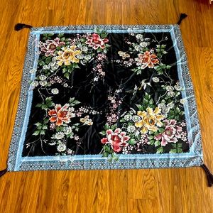 Johnny Was Silk Scarf Floral